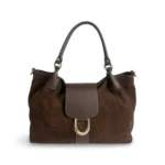 Verstos odos rankinė #86151 SUEDE – šokoladinė