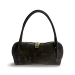Verstos odos rankinė #86152 SUEDE – tamsiai ruda