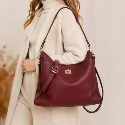 FLCOM86110 FL bordo odinė rankinė su modeliu