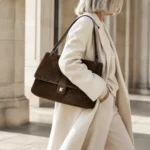Itališka verstos odos rankinė #86132 SUEDE