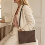Itališka verstos odos rankinė #86141 SUEDE