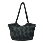 Pinta odinė rankinė #LA-B0257 – juoda