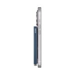 SECRID Premium+ Cardprotector+ Fluted for MagSafe aliuminio kortelių dėklas – tamsiai mėlynos sp. - Image 5