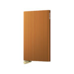 SECRID Premium+ Cardprotector+ Fluted aliuminio kortelių dėklas – oranžinės sp.