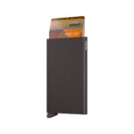 SECRID Cardprotector Powder aliuminio kortelių dėklas – rudos sp. - Image 3