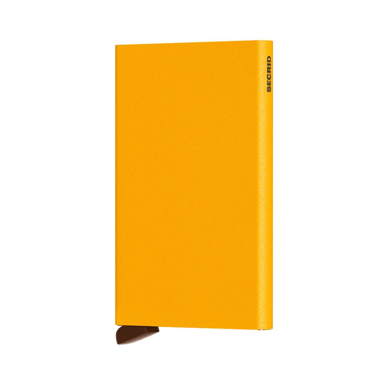 SECRID_CP-Ochre_front_1200x1200 SECRID Cardprotector Powder aliuminio kortelių dėklas – ochros sp. - Image 1