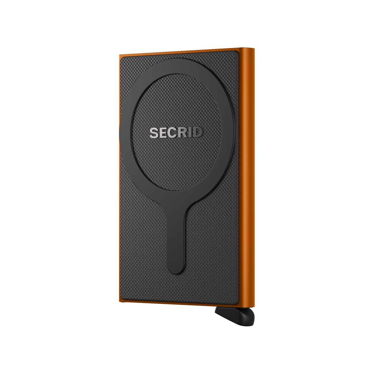 SECRID_CfM-Orange_front_1200x1200 SECRID Cardprotector for MagSafe aliuminio kortelių dėklas – oranžinės sp. - Image 1