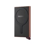 SECRID Cardprotector for MagSafe aliuminio kortelių dėklas – rožinės sp.