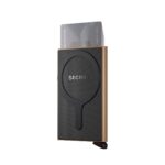 SECRID Cardprotector for MagSafe aliuminio kortelių dėklas – smėlio sp. - Image 3