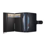 SECRID Basco Premium+ kompaktiška vienguba piniginė – rašalo mėlynos sp. - Image 5
