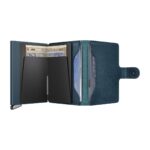 SECRID Basco Premium+ kompaktiška vienguba piniginė – mėlynai smaragdinės sp. - Image 5