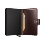 SECRID Dusk Premium+ kompaktiška vienguba piniginė – tamsiai rudos sp. - Image 3