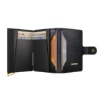 SECRID Emboss Diamond Premium+ kompaktiška vienguba piniginė – juodos sp. - Image 5