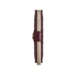 SECRID Emboss Diamond Premium+ kompaktiška vienguba piniginė – bordinė sp. - Image 2