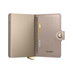 SECRID Emboss Diamond Premium+ kompaktiška vienguba piniginė – kreidos baltos sp. - Image 3