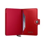 SECRID Emboss Diamond Premium+ kompaktiška vienguba piniginė – raudonos sp. - Image 3