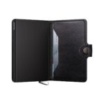 SECRID Emboss Lines Premium+ kompaktiška vienguba piniginė – juodos sp. - Image 3