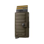 SECRID Emboss Lines Premium+ kompaktiška vienguba piniginė – kedro sp. - Image 4