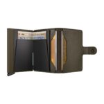 SECRID Emboss Lines Premium+ kompaktiška vienguba piniginė – kedro sp. - Image 5
