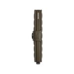 SECRID Emboss Lines Premium+ kompaktiška vienguba piniginė – kedro sp. - Image 2