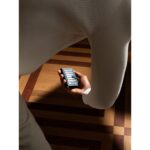 SECRID Emboss Lines Premium+ kompaktiška vienguba piniginė – mėlynai smaragdinės sp. - Image 6