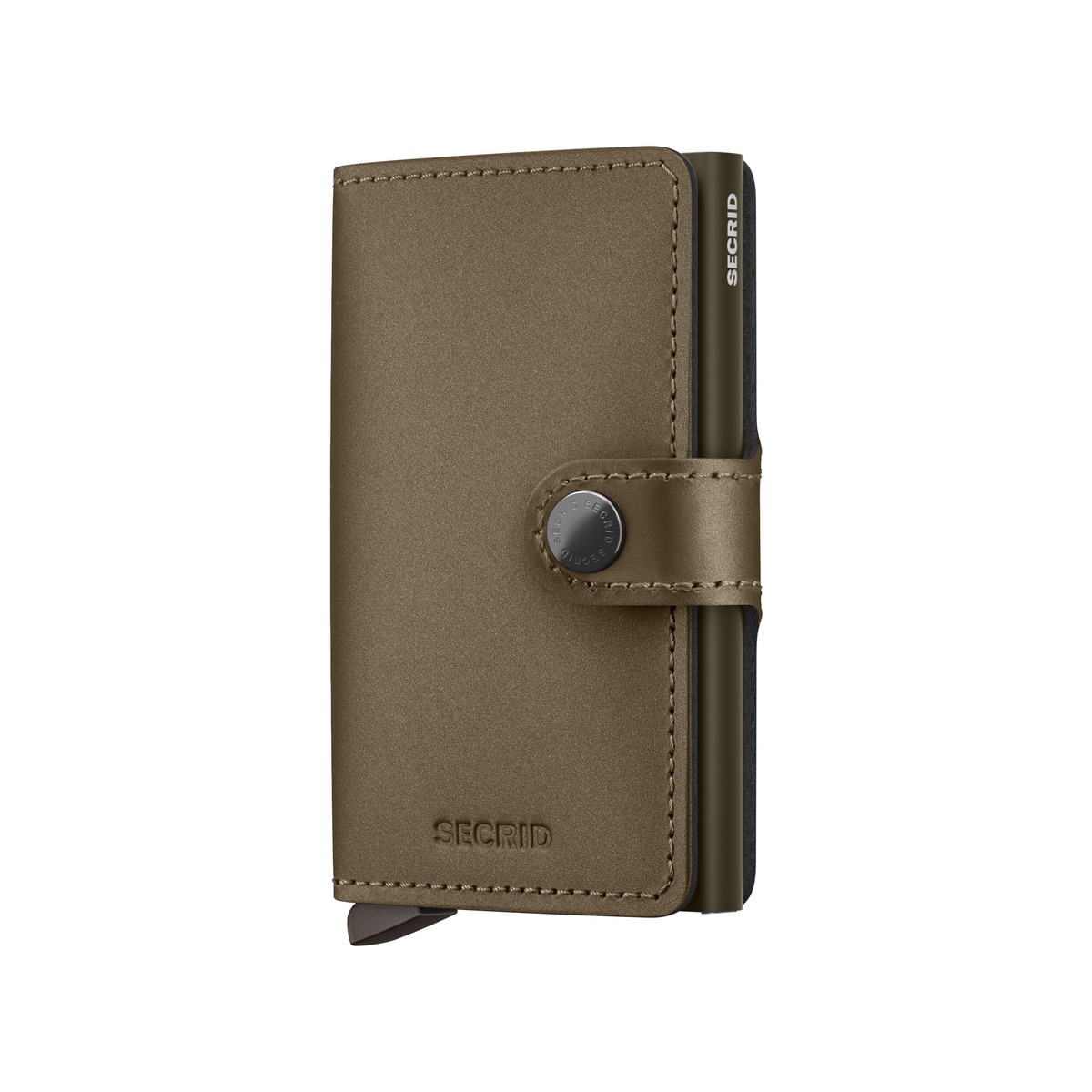 SECRID_MMS-Bronze_front_1200x1200 SECRID Matte Satin kompaktiška vienguba piniginė – bronzos sp. - Image 1