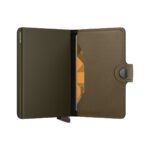 SECRID Matte Satin kompaktiška vienguba piniginė – bronzos sp. - Image 4