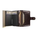 SECRID Naplak Premium+ kompaktiška vienguba piniginė – raudonmedžio sp. - Image 5