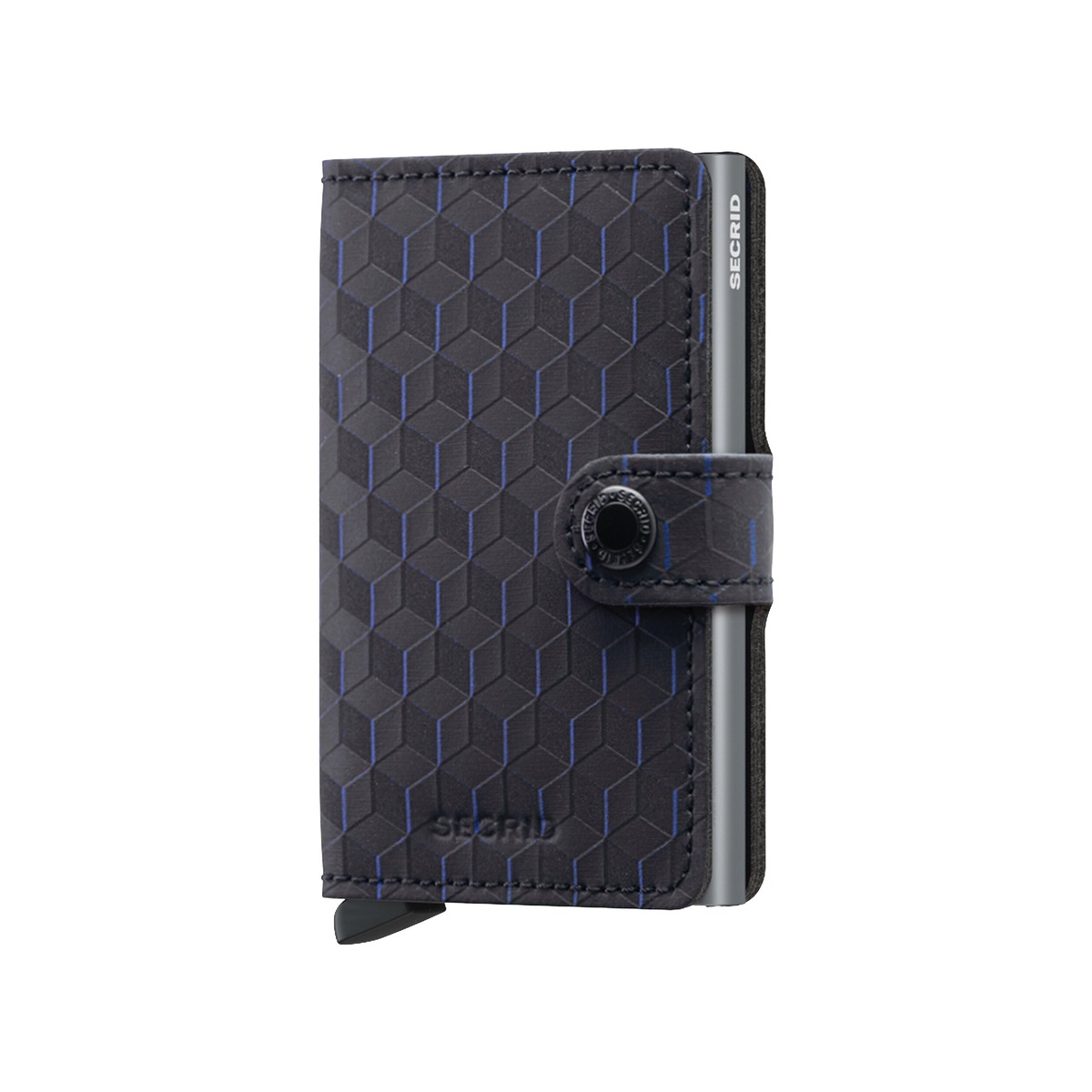 SECRID_MOp-Black-Titanium_front_1200x1200 SECRID Optical kompaktiška vienguba piniginė – juodos / titano sp. - Image 1