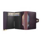 SECRID Basco Premium+ kompaktiška dviguba piniginė – bordinės sp. - Image 5