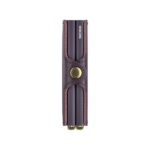 SECRID Basco Premium+ kompaktiška dviguba piniginė – bordinės sp. - Image 2