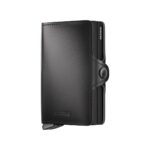 SECRID Dusk Premium+ kompaktiška dviguba piniginė – juodos sp.