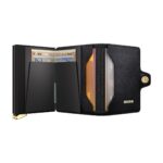 SECRID Emboss Diamond Premium+ kompaktiška dviguba piniginė – juodos sp. - Image 5