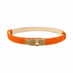 Odinis diržas #199 SUEDE, oranžinė