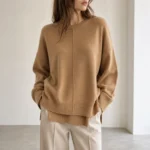 Laisvo silueto 100 % merino vilnos megztinis – EM-11524