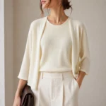 Merino vilnos ir kašmyro palaidinė su kardiganu – EM-11583