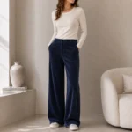 Plačios velvetinės kelnės – EM-ET397