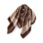 Didelė viskozės skara su smulkiais ornamentais – D1508 - Image 5