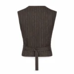 Dryžuota kostiuminė liemenė 95662 – ruda-nugara