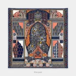 Dvipusė kašmyro ir šilko skara Arianna, 70 × 70 cm – Kita pusė