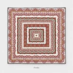 Dvipusė kašmyro ir šilko skara Caterina, 70 × 70 cm – Priekis