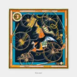 Dvipusė kašmyro ir šilko skara Lavinia, 70 × 70 cm – Kita pusė