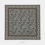 Dvipusė kašmyro ir šilko skara Raffaella, 70 × 70 cm – Kita pusė