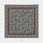 Dvipusė kašmyro ir šilko skara Raffaella, 70 × 70 cm – Priekis