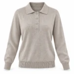 Vilnonis polo megztinis su sagomis – WL1028AI26 – CACHA