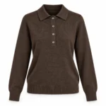 Vilnonis polo megztinis su sagomis – WL1028AI26 – MORO