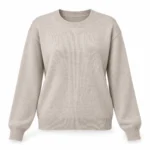 Vilnonis megztinis apvalia iškirpte – WL104AI26 – CACHA