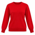 Vilnonis megztinis apvalia iškirpte – WL104AI26 – ROSSO