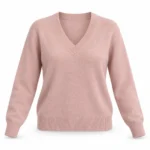 Vilnonis megztinis V formos iškirpte – WL180AI26 – ROSA