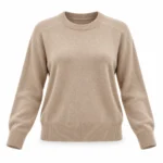 Laisvo silueto vilnonis megztinis – WL533AI26 – BEIGE